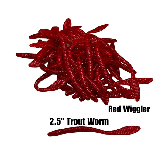 2.5” Trout/ Panfish Worms