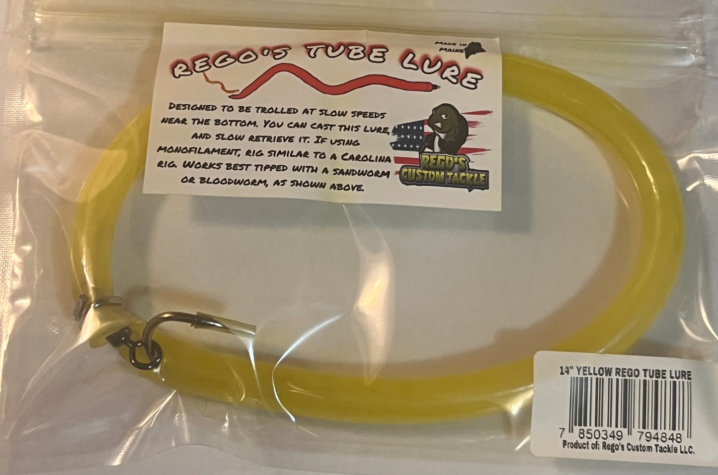 14” Striper / Barracuda Tube Lure