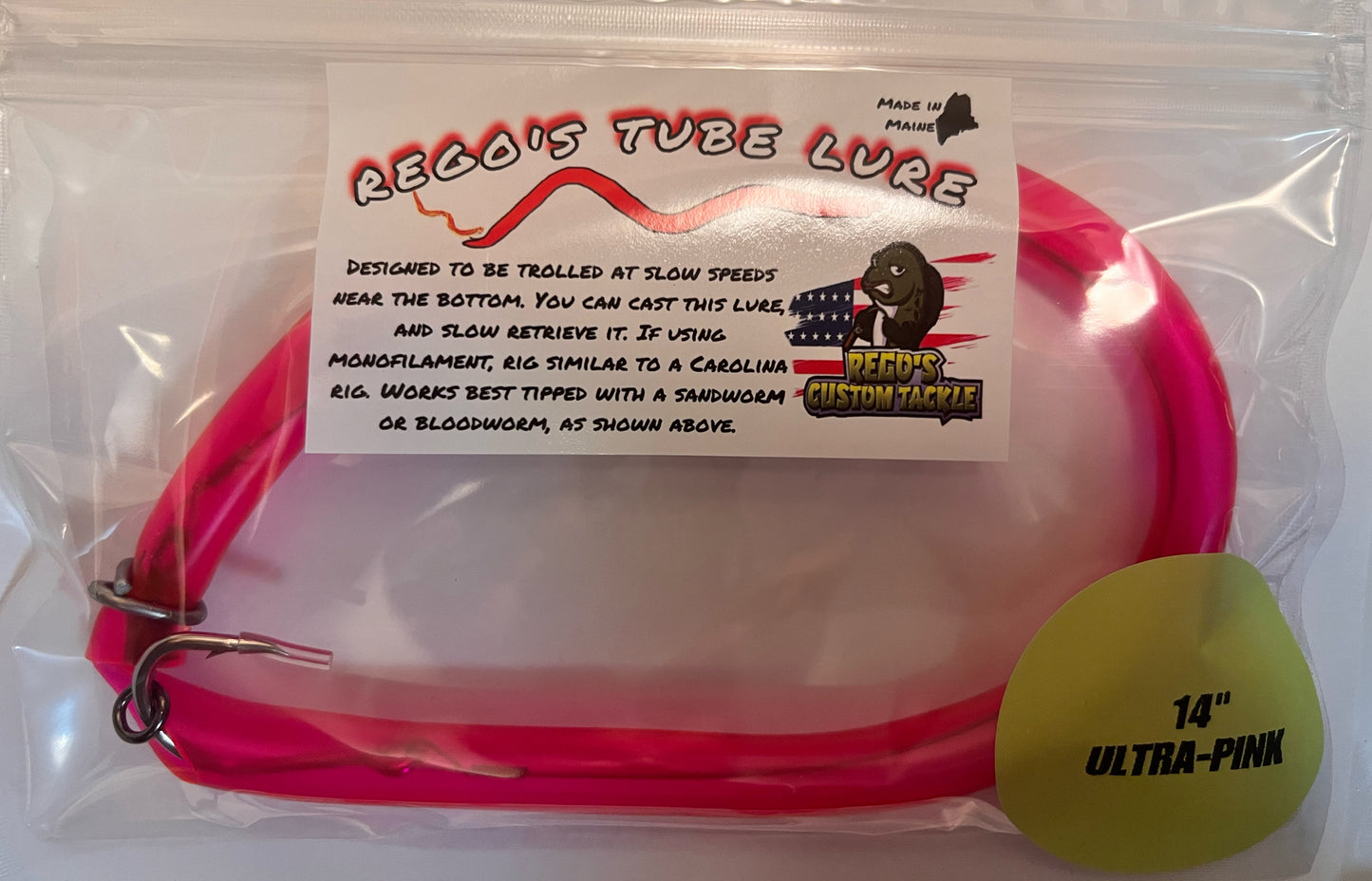 14” Striper / Barracuda Tube Lure